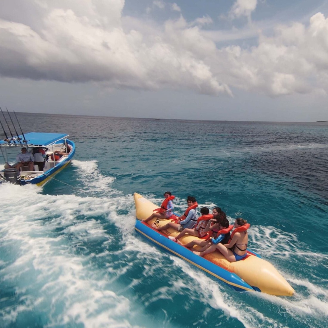 Banana boat ride West Bay